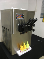 New 3 flavor table top 20-25L soft serve ice cream machine factory for sale 