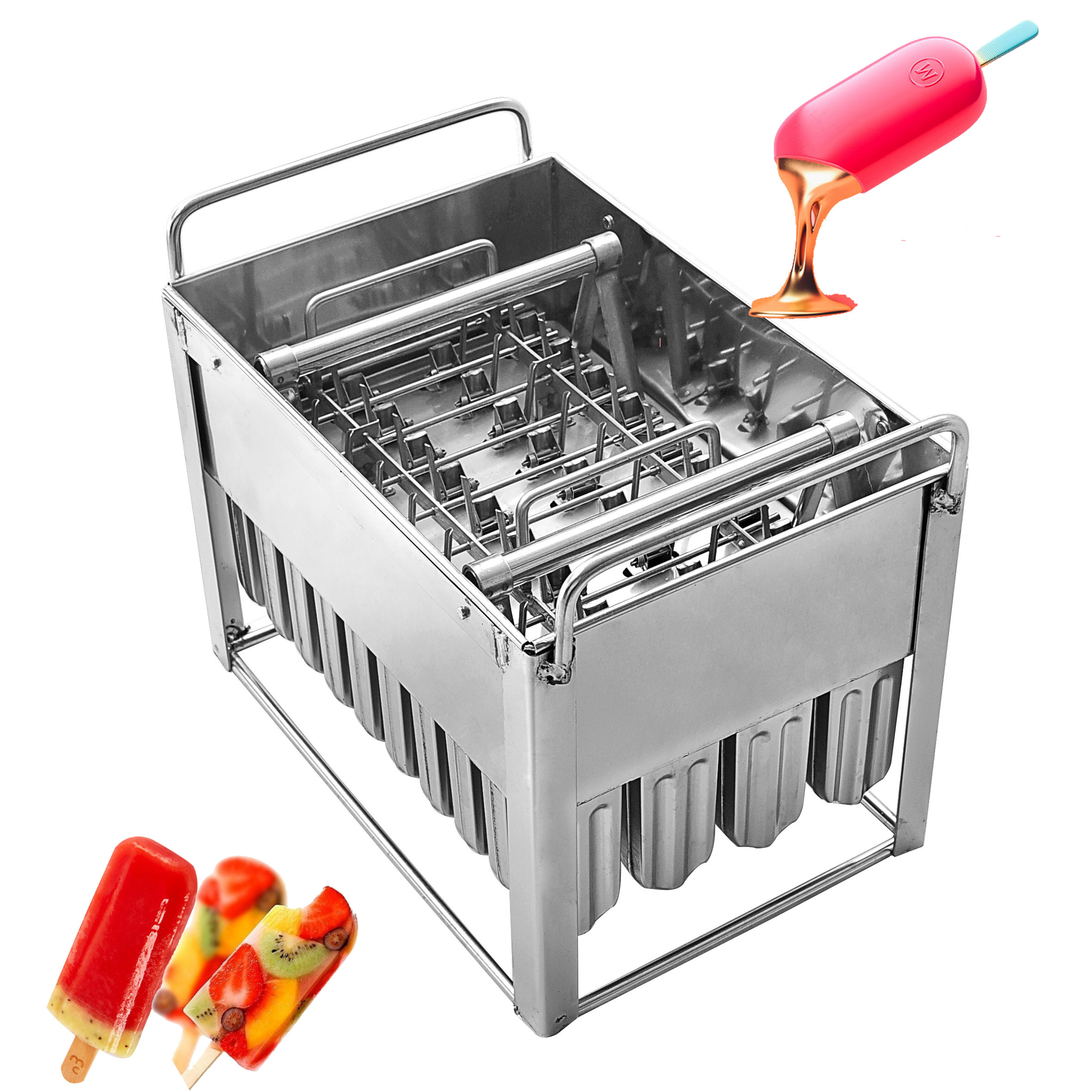Stainless Steel Ice Cream Popsicle Molds