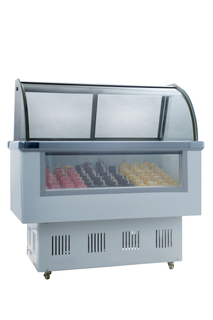 Factory Ice Cream Popsicle Display Showcase Freezer Counter Refrigeration Equipment