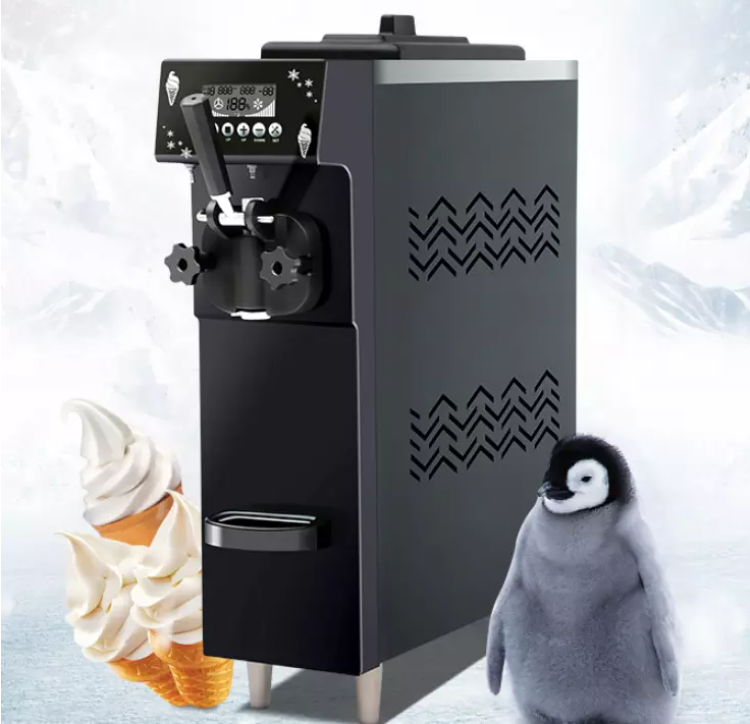 New Type Single Flavor Soft Ice Cream Making Machine Ice Cream Vending Machine For Sale