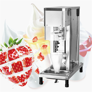 China new design mobile real food ice cream blender for cone ice cream 